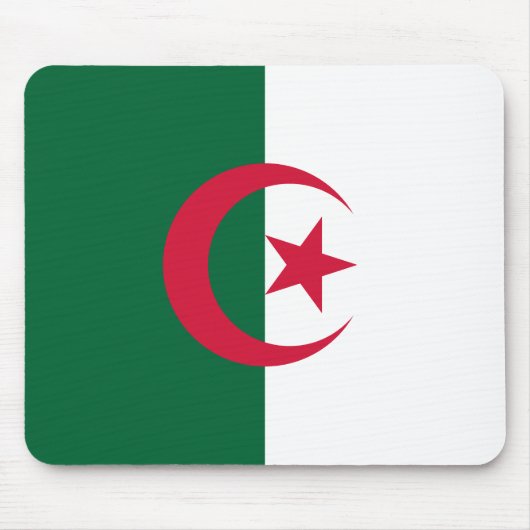 Tapis De Souris Drapeau algérien (Devant)