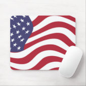 TAPIS DE SOURIS DRAPEAU AMÉRICAIN (Avec souris)