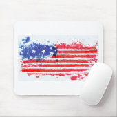 Tapis De Souris drapeau américain (Avec souris)