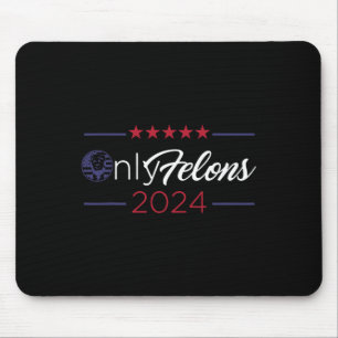 Tapis De Souris Drapeau américain 2024 Citation du président Trump