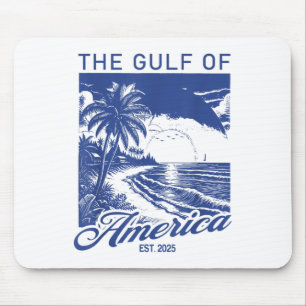 Tapis De Souris Drapeau Américain 2025 Golfe Du Mexique