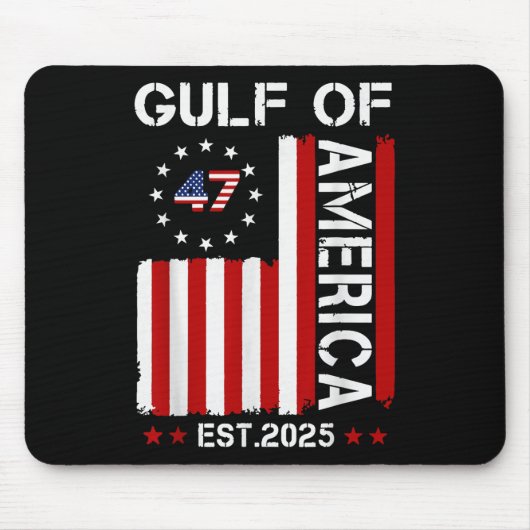 Tapis De Souris Drapeau Américain 2025 Golfe M (Devant)