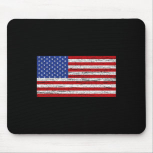 Tapis De Souris Drapeau américain 4 juillet USA Patriotique