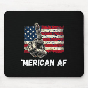 Tapis De Souris Drapeau américain Af 4 juillet Gif Patriotique