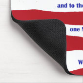 Tapis De Souris Drapeau américain avec Promdge sur rayures (Coin)