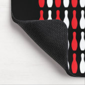 Tapis De Souris Drapeau américain - Bowler et Bowling patriotique (Coin)