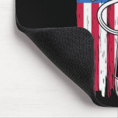 Tapis De Souris Drapeau américain Chasse chrétienne Pêche Amant (Coin)