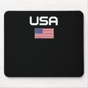 Tapis De Souris Drapeau américain Cool Patriotique Hommes Femmes 4
