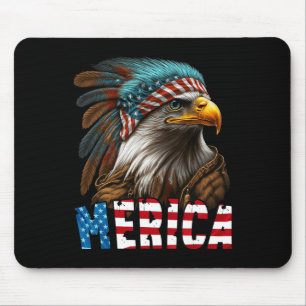 Tapis De Souris Drapeau américain d'aigle patriotique 4 juillet Me