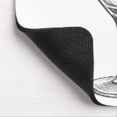 Tapis De Souris Drapeau américain dans un Martini (Coin)