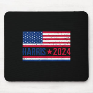Tapis De Souris Drapeau américain de Kamala 2024