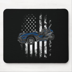Tapis De Souris Drapeau américain de la voiture de Slingshot Drape