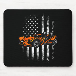 Tapis De Souris Drapeau américain de la voiture de Slingshot Drape
