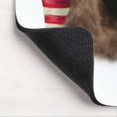 Tapis De Souris Drapeau américain de récupération de chocolat Labr (Coin)