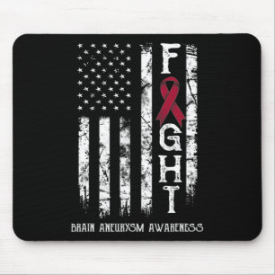 Tapis De Souris Drapeau américain du guerrier de l'athéisme cérébr