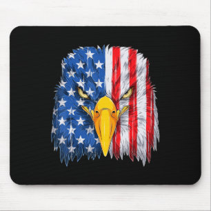 Tapis De Souris Drapeau américain Eagle Patriotique 4 juillet 1