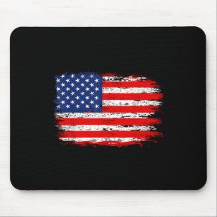 Tapis De Souris Drapeau américain en détresse cadeau américain pou