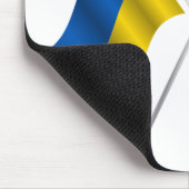 Tapis De Souris Drapeau américain et drapeau ukrainien (Coin)