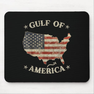 Tapis De Souris Drapeau Américain M Du Golfe Retro Of Usa America
