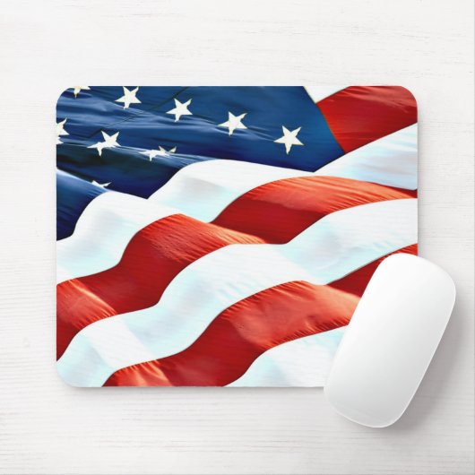 Tapis De Souris Drapeau américain Mousepad (Avec souris)