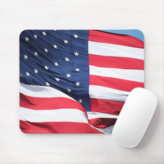 Tapis De Souris Drapeau américain Mousepad (Avec souris)