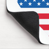 Tapis De Souris Drapeau américain Mousepad (Coin)
