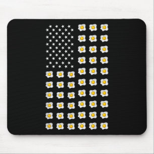 Tapis De Souris Drapeau Américain Œuf Nourriture Usa Patriotisme P