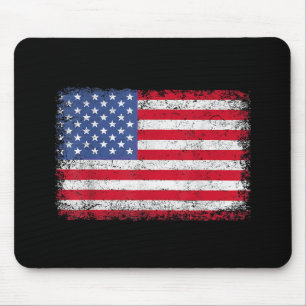Tapis De Souris Drapeau américain patriotique USA pour hommes femm