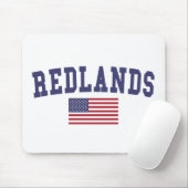 Tapis De Souris Drapeau américain Redlands (Avec souris)