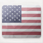 Tapis De Souris Drapeau américain Rouge Blanc Bleu Amérique Mesh g (Devant)