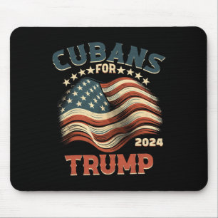 Tapis De Souris Drapeau américain Trump 2024