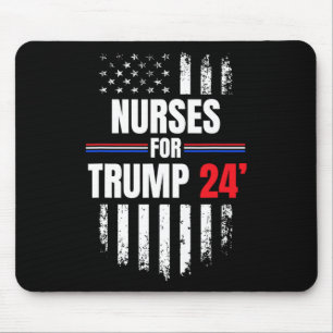 Tapis De Souris Drapeau américain Trump 2024