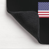 Tapis De Souris Drapeau américain Vail Couleur foncée (Coin)