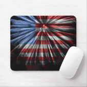 Tapis De Souris Drapeau American Fireworks (Avec souris)