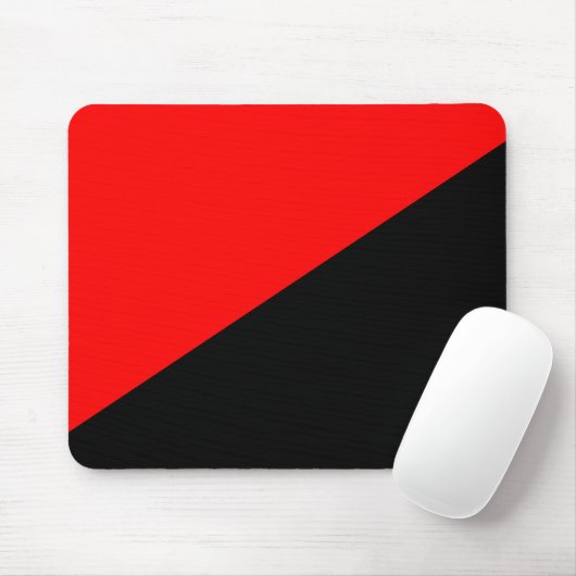 Tapis De Souris Drapeau anarchiste (Anarchisme) (Avec souris)