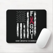 Tapis De Souris Drapeau Aneurysm Warrior Us (Avec souris)