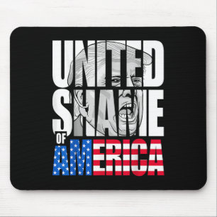 Tapis De Souris Drapeau Anti Trump United Shame Of America