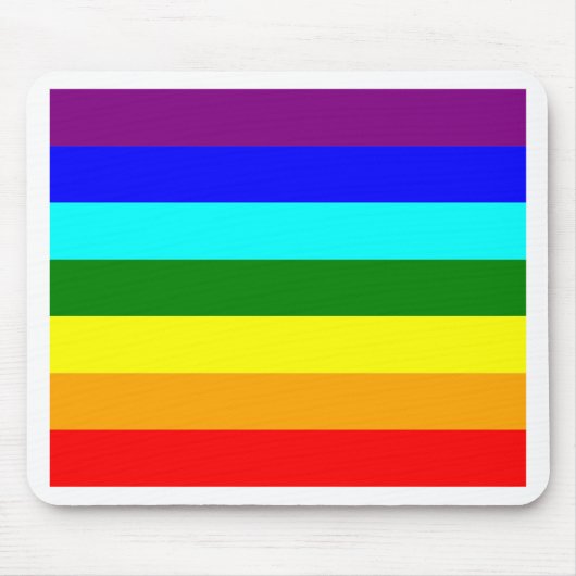 Tapis De Souris Drapeau arc-en-ciel (Devant)