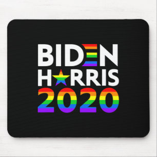 Tapis De Souris Drapeau arc-en-ciel de la fierté gay LGBT Biden Ha