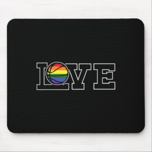Tapis De Souris Drapeau arc-en-ciel de la fierté gay LGBT-Q Love S