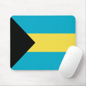 Tapis De Souris Drapeau bahamien (Avec souris)