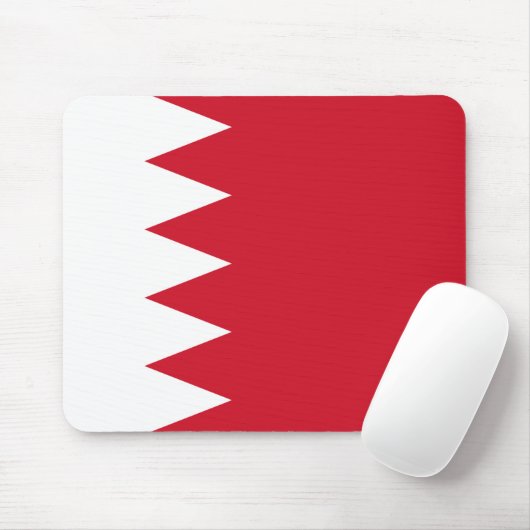 Tapis De Souris Drapeau bahreïni Mousepad (Avec souris)