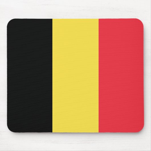 Tapis De Souris Drapeau belge (Devant)