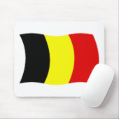 Tapis De Souris Drapeau belge Mousepad (Avec souris)
