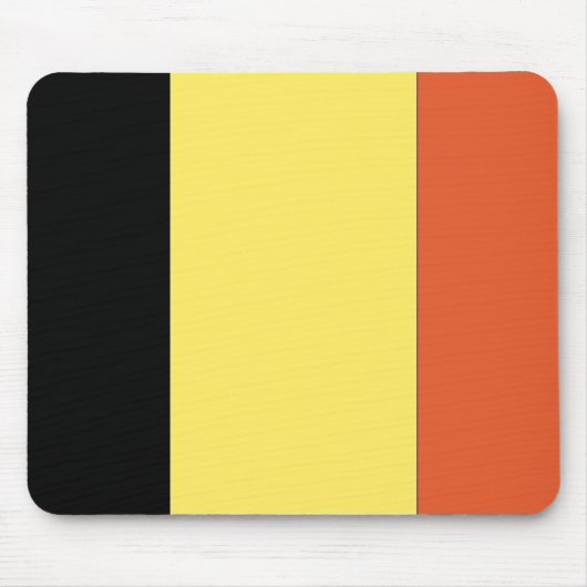 Tapis De Souris Drapeau Belgique (Devant)