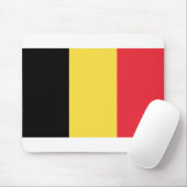 Tapis De Souris Drapeau Belgique (Avec souris)