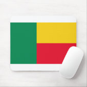 Tapis De Souris Drapeau Bénin (Avec souris)