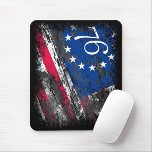 Tapis De Souris Drapeau Betsy Ross 1776 4 juillet patriotique
