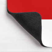 Tapis De Souris Drapeau biélorusse (rouge et blanc) (Coin)