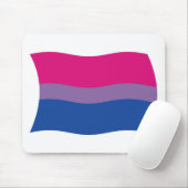 Tapis De Souris Drapeau Bisexuel Fierté Mousepad (Avec souris)